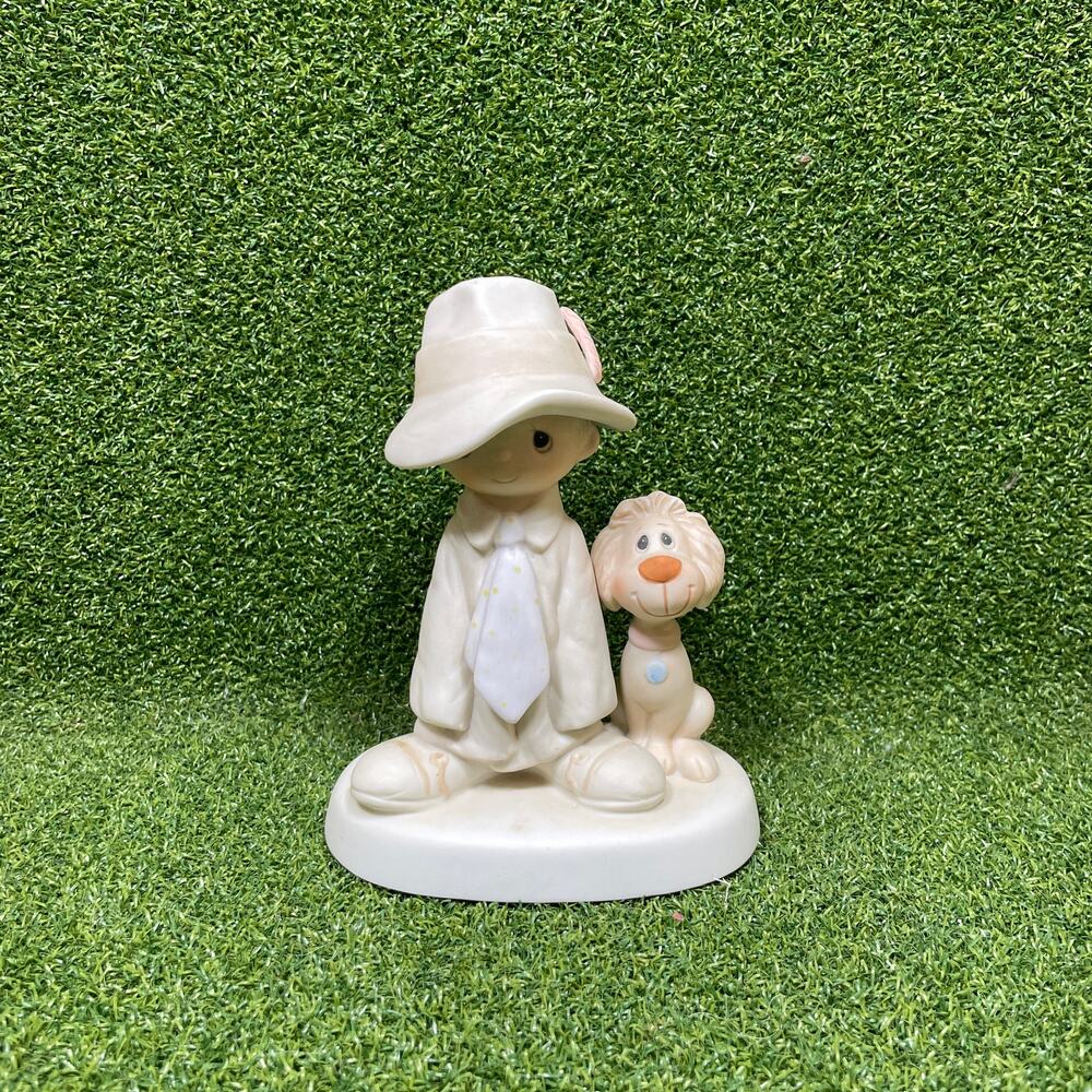 Vintage 1980 Precious Moments Porcelain Figurine To a Special Dad